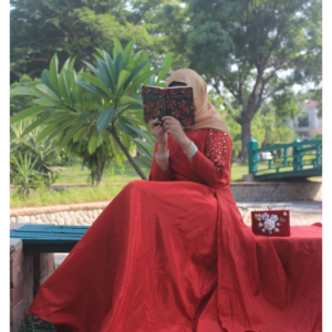 ruby grace — double gown suit with stone worked sleeve