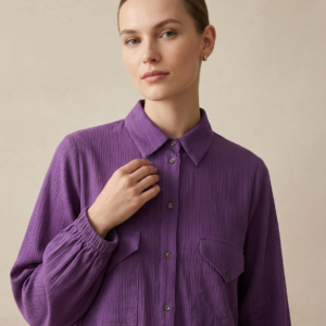 lavender cotton crush 2 piece – minimal & comfortable women outfit